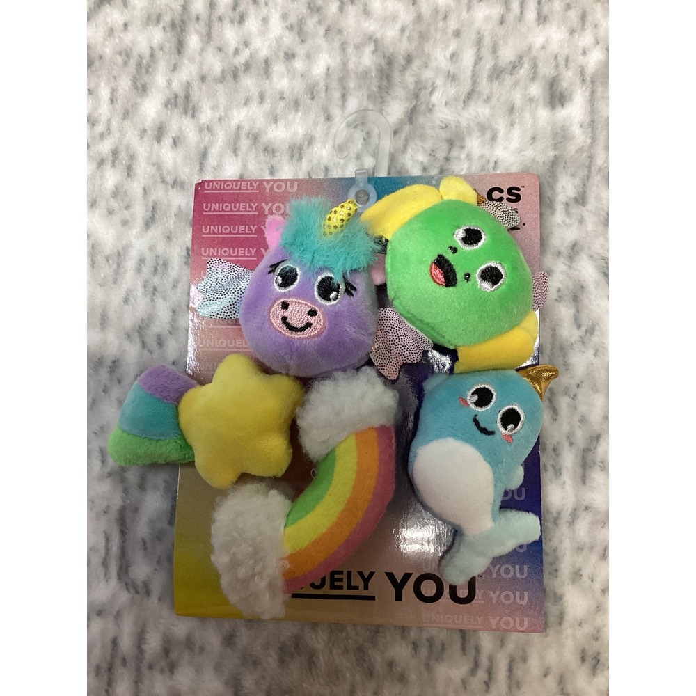 Crocs Jibbitz Magical Plush Friends 5 Pack Shoe Charms Uniquely You Multicolor